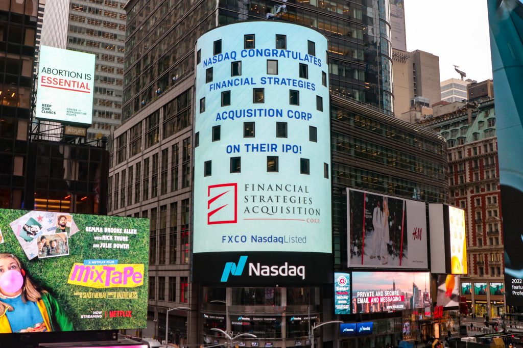 Financial Strategies Acquisition Corporation Tower Shot