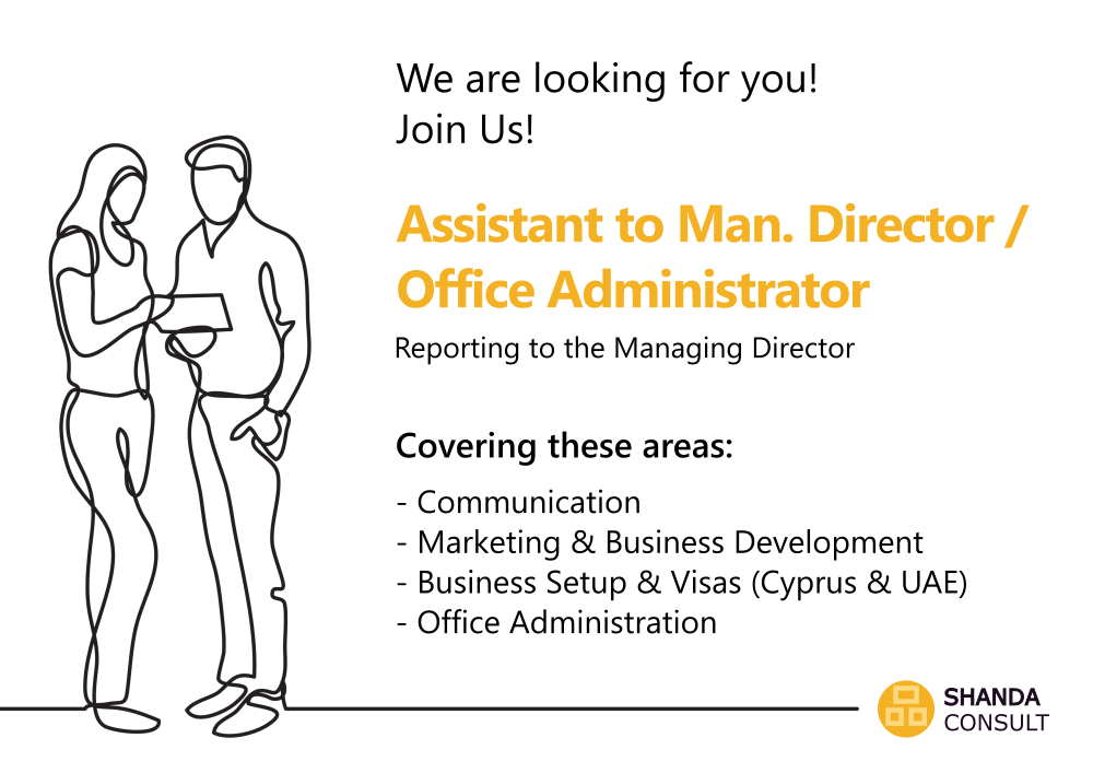 Image: Hiring: Office Administrator / Assistant to the Managing Director