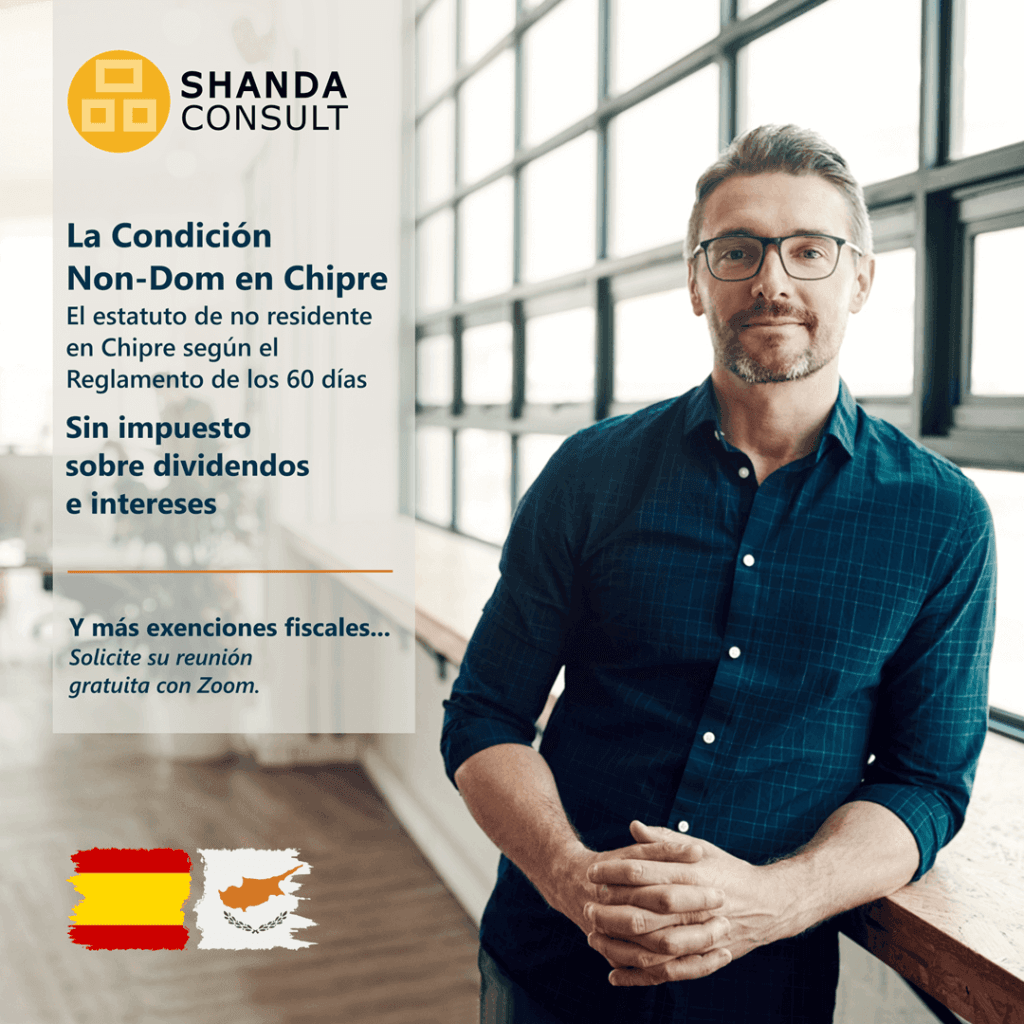 La Condición Non-Dom en Chipre - Sin impuesto sobre dividendos e intereses
