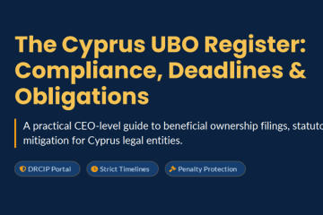 The Cyprus UBO Register: Compliance, Statutory Deadlines & Penalty Risks